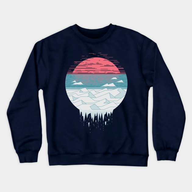 The Great Thaw Crewneck Sweatshirt by Thepapercrane